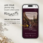 Old Money Plum Wedding Website Template with RSVP | Canva Template