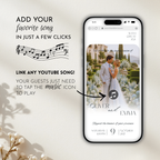 Pale Blue Wedding Website Template with RSVP | Canva Template