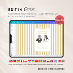 Yellow Kids Save the Date Website Template | Old Money Style