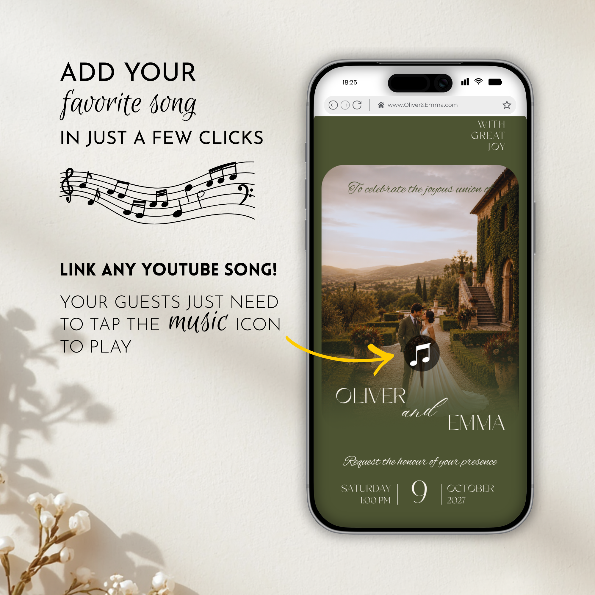 Old Money Olive & Burgundy Wedding Website Template with RSVP | Canva Template