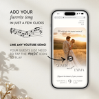 Pink & Champagne Wedding Website Template with RSVP | Canva Template