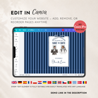 Navy Kids Save the Date Website Template | Old Money Style