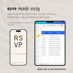 Olive Green Old Money Save the Date Website with RSVP