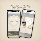Ivory Save the Date Website with RSVP