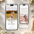 Save The Date Website Template | Canva Template