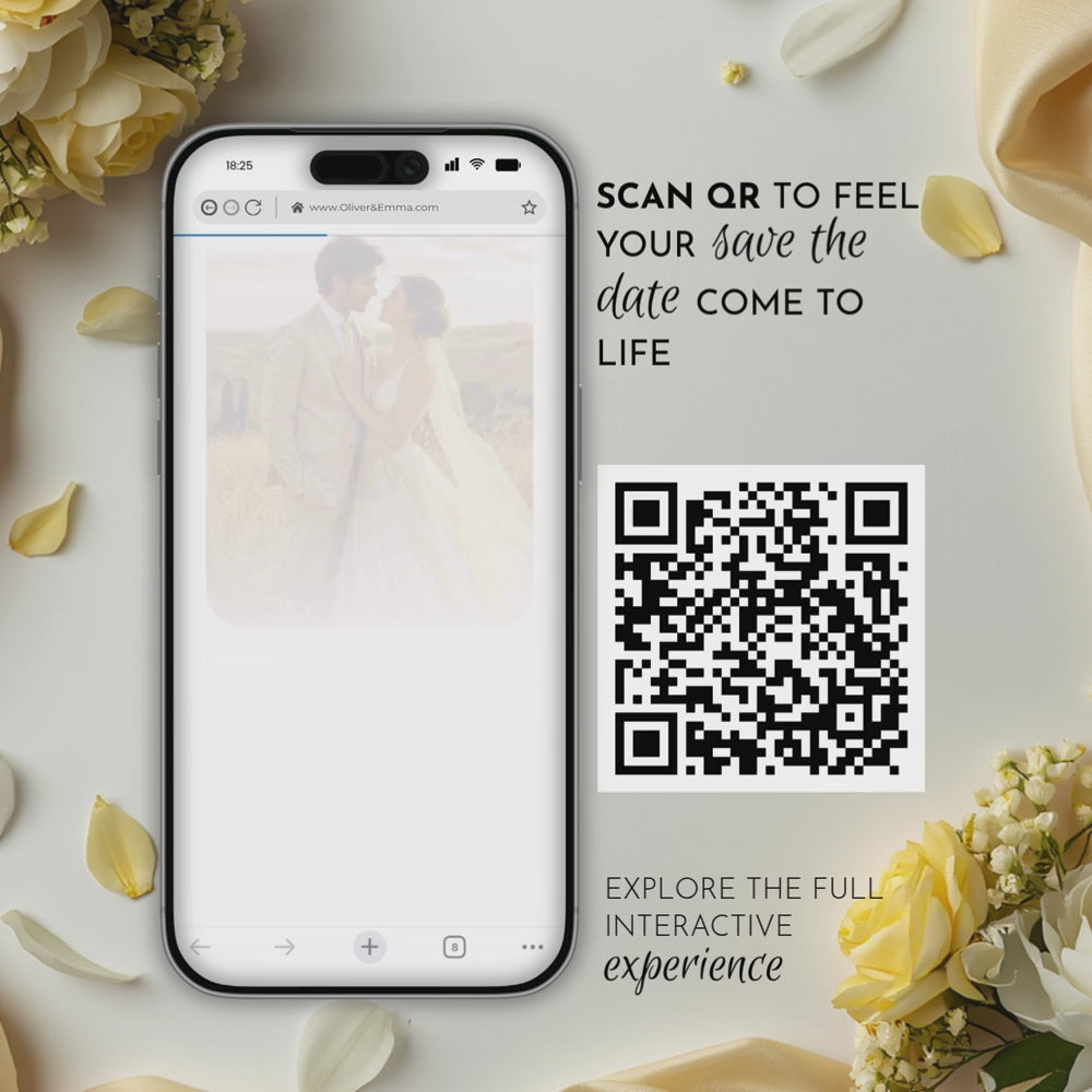 Canary Save the Date Website Template | Canva Template