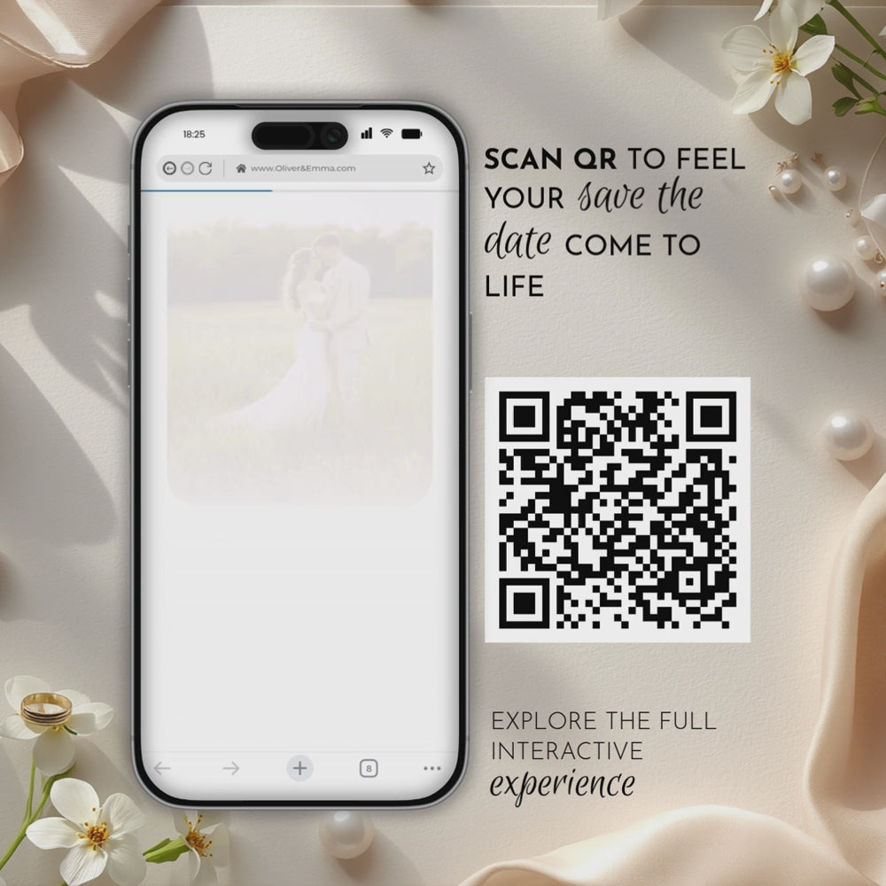 Save The Date Website Template | Canva Template