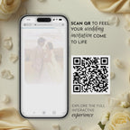 Canary Wedding Invitation Website Template with RSVP & Music