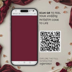 Old Money Deep Cherry Wedding Website Template with RSVP | Canva Template